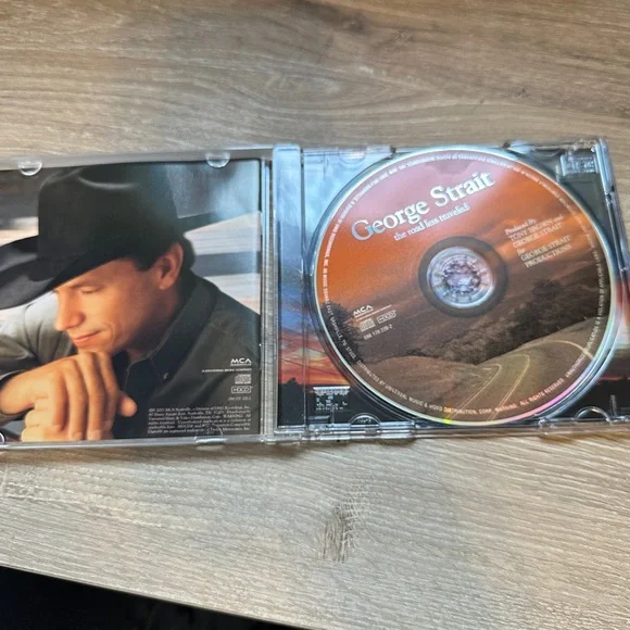 George Strait "The Road Less Traveled" CD - Black & Orange Cover - Picture 2 of 5